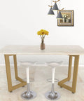 Dead Solid Heavy Duty Industrial Metal Table Legs Two Pack White Steel Tube Base For DIY Coffee Dining Desk Replacement With Mounting Hardware Built Tough Super Easy No Hassle Install, dining setup with round stools.