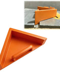 Premium 45 Degree Miter Sled Jig For Table Saw, orange material, designed for precise angle cuts on a table saw.