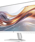 Side view of 24 Inch IPS FHD Monitor Workhorse With Built In Speakers Anti Glare Flicker Free 300 Nits HDMI And VGA No Vesa Mount Tilt Adjustable