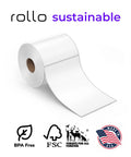Direct Thermal Shipping Labels 4x6 Roll, 500 Perforated Labels With Strong Adhesive For Ecommerce, USA Made BPA Free FSC Certified