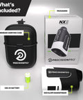 Adaptive Slope Golf Rangefinder With 900 Yard Laser Readouts Flag Lock Vibration 6X Magnification Magnetic Cart Mount Tournament Legal Game Changing Pin Seeker For Confident Distances On Any Course with packaging, carrying case, and battery