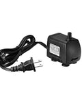Submersible Water Pump 105 GPH For Ponds Fish Tanks And Hydroponics With Adjustable Flow No Fuss Setup Quiet Operation 110 To 120V US Plug