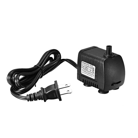 Submersible Water Pump 105 GPH For Ponds Fish Tanks And Hydroponics With Adjustable Flow No Fuss Setup Quiet Operation 110 To 120V US Plug