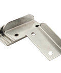 Angled Drawer Lock Strike Plates 21x39x9mm 10 Pack For Cabinets And Kitchen Drawers, Rust Proof And Wear Resistant by LQ Industrial