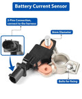 Heavy Duty Battery Current Sensor And Power Monitor Swap Fast On Chrysler Dodge Jeep Rigs, detailed sensor with 2-pin connection, 8mm diameter.