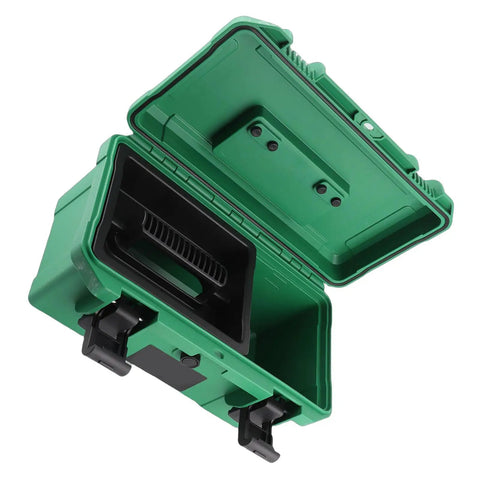 Open Tractor Tool Box Portable Organizer With Removable Tray Durable PP Plastic Carrier for UTV ATV Truck Car Secure Tools