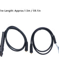 Heavy Duty Yosoo Ground Welding Earth Clamp With 1.5 Meter Cable handles Up To 300 Amps shown with durable insulated wires.