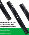 42 Inch Mower Blades For Cub Cadet Ultima ZT1 42 XT1 42 LT42 And Troy Bilt Bronco Pony 42 Zero Turn Riding Mower Mulching Replacement