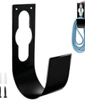 Heavy Duty Wall Mount Hose Holder for Garden Hoses, Tough As Nails Steel Hanger Reel with Wide Hooks, Fits 25Ft To 100Ft Expandable Hoses