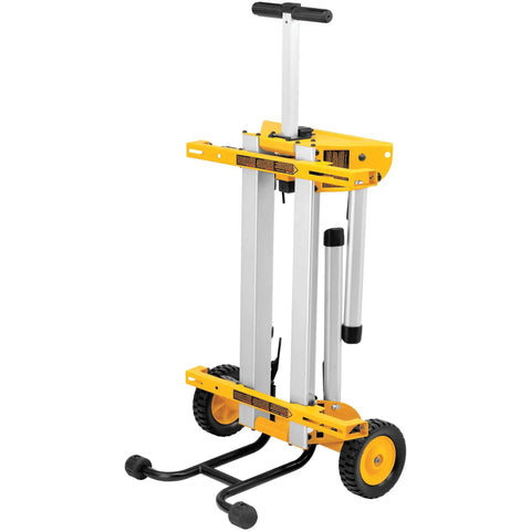 Table Saw Stand With Rollin Mobility Collapsible And Portable Design For Easy Transport Lightweight 33 Pound Frame Heavy Duty Kickstand For Upright Mobility And Storage Quick Connect Brackets For Fast Detachment And Secure Loading