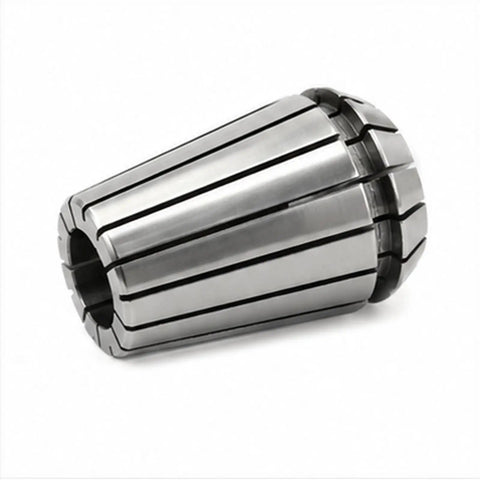 Precision 65Mn Spring Collet With 30mm Clamping Diameter For Cnc Milling And Lathe Tools showing full slits for tool grip.