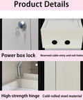 Indoor Outdoor Electrical Cabinet For Home And Industrial Monitoring Control Panel Enclosure Custom Empty Distribution Chest with lock and cable holes