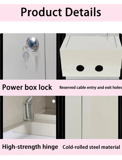 Indoor Outdoor Electrical Cabinet For Home And Industrial Monitoring Control Panel Enclosure Custom Empty Distribution Chest with lock and cable holes