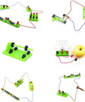 Hands On Magnetism Science Kit components with circuits, solar cell and copper conductor for students and classrooms STEM projects