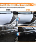 Comparison of car surface before and after using High Pressure Car Wash Gun With 4350 PSI Max Quick Connect One Quarter Inch Outlet