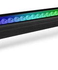 108W RGB Wall Washer Light With 24 Key RF Remote, Color Changing Linear LED Bar Light For Indoor And Outdoor Setups