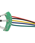 Badass 41F Hall Effect Sensor Board For 1000W To 2000W Brushless Motors On Electric Trikes smooth PCB with color-coded wires.