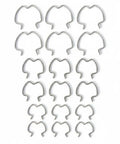 Top Notch 18 Piece Car Hose Clip Kit With Steel Retainer Clamps For Quick Connector Repairs. Essential Spring Fasteners In 3/4 Inch Sizes