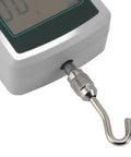 Digital Push Pull Force Tester 20N To 200N With Built In Sensor And Auto Backlit LCD Display For Quick Readouts, Storage Capable For Material Mechanics, Product Development And Quality Control, Rugged All Around Workhorse Force Meter with hook attachment