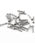 A2 Stainless Steel Hex Socket Screws And Nuts Kit With 200 Screws And 100 Nuts For Home And Office Repairs cap head screws on white