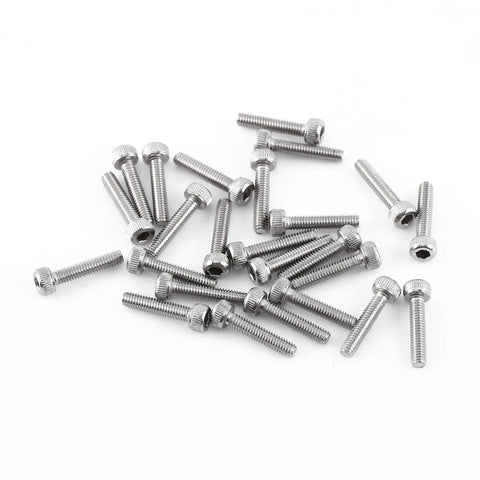 A2 Stainless Steel Hex Socket Screws And Nuts Kit With 200 Screws And 100 Nuts For Home And Office Repairs cap head screws on white