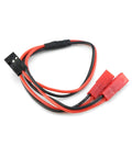 Beefy Dual 15000 RPM RC Brushless Motor Cooling Fan With 42mm Aluminum Heatsink For 4274 4068 4268 Motors wiring harness