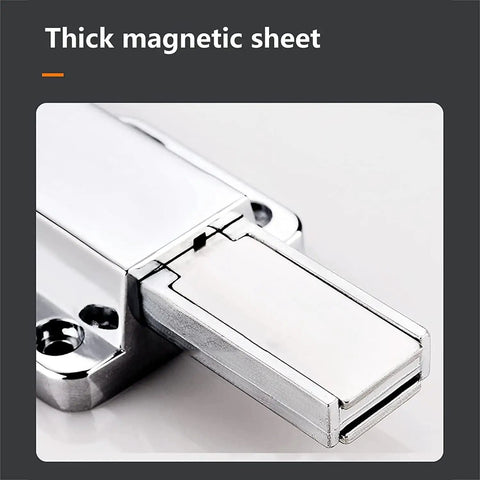 Thick magnetic sheet of Magnetic Cabinet Push Open Latch Set Heavy Duty Door Catch And Drawer Closer Long Stroke With Built In Magnet