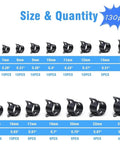 Spring Band Hose Clamps Assortment Kit For Fuel Line Swivel Pipe Pliers Stepless Tightening Tool That Is Totally Sick And Dope For Any Auto Gearhead Who Wants A Solid Fix Without Breaking The Bank. 130pcs 6-25mm black steel hose clamps