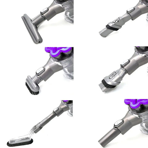 Gotta Have 7 Pack Vacuum Attachments Replacement Kit For Dyson Vacuum Cleaners V6 DC44 DC33 DC35 DC39 DC58 DC59 DC62 DC61 details