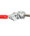 Push Pull Toggle Clamp With Iron And Plastic Build, Heavy Duty 136 Kg Holding Force, Arrow Storage Case, Workholding Tool For Testing Jigs, Welding, Crosscut Sled Setup, Equipment Installation, And Home Decor Projects, red handle