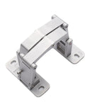 Top Tier Stainless Steel Concealed Door Hinges With Tough As Nails Heavy Duty Construction And Hassle Free Micro Adjustment For A Seamless Flush Fit And Rock Solid Swinging Action On Interior Doors, showing the hinge design and steel finish.
