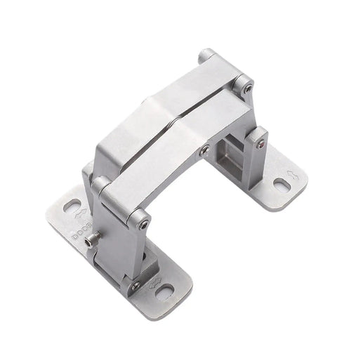 Top Tier Stainless Steel Concealed Door Hinges With Tough As Nails Heavy Duty Construction And Hassle Free Micro Adjustment For A Seamless Flush Fit And Rock Solid Swinging Action On Interior Doors, showing the hinge design and steel finish.