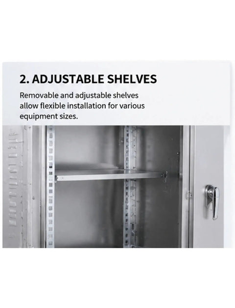 Rugged 304 Stainless Steel Outdoor Electrical Enclosure Waterproof Junction Box With Ventilated Side Panels All Weather IP Rated Corrosion Resistant Housing For Indoor And Outdoor Electrical Installations, adjustable shelf inside