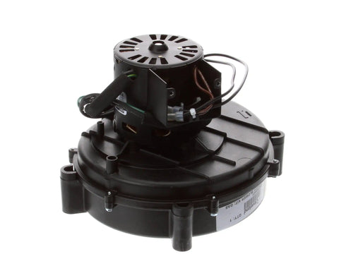 Gas Kettle Service Blower Kit For Commercial Kitchens, Pro Grade Replacement Part, black industrial blower assembly visible