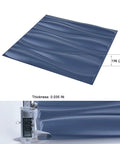 Navy Blue PVC 3D Wall Panel With Large Wave Design 32 Sqft Coverage Waterproof FireResistant Lightweight And ScratchResistant