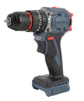 Badass Brushless Cordless Drill Kit Featuring 1500 RPM Output With 25 Adjustable Torque Settings For Knockout Wood Drilling And Slick Home Repair Tasks For Weekend Warriors, side view.