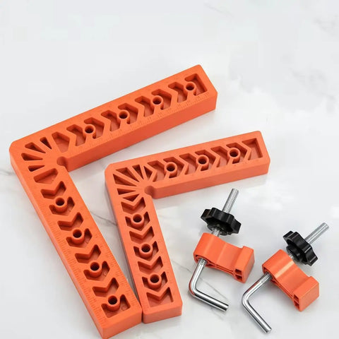 Killer Adjustable Seven Piece Right Angle Clamp Set Lightweight ABS Plastic Corner Clamping Kit For Smooth Woodworking.