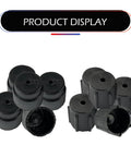 10 Pack Must Have Universal Car AC Valve Caps for High and Low Pressure Ports, Durable Black Plastic Kit on display