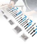 Thread Repair Kit 131Pcs Set With Metric Wire Inserts Taps Drills And Wrench For M5 M6 M8 M10 Screw Hole Repair