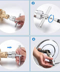 Cartridge Puller Tool For Faucets Removal Compatible With 1200 1222 1225 80993 Brass And Plastic Cartridges No Sweat DIY Faucet Repair Kit With Easy Grip For Quick Removal on faucet cartridge