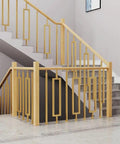 30 Pack Top Shelf Steel Balusters And Full Railing Kit For Decks Porch Stairs Backyard Fencing Rust Proof Outdoor Spindle Post Setup For Chill Weekend Builds with stylish design on indoor staircase.