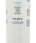 Value Ice And Water Refrigerator Filter 4 EVFILTER4 Single Pack NSF Certified to reduce lead, chlorine, taste, and odor.