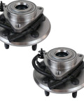 Pair Front Wheel Bearing And Hub Assembly For 2006 2007 2008 Dodge Ram 1500 With ABS 5 Lug OE Replacement Heavy Duty Front Wheel Hub Bearing Kit Easy Install A Breeze