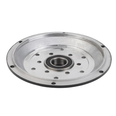 Built Tough Aluminum Alloy E Bike Motor Side Cover With Six Hole Disc Brake Compatible Hub End Cap Plus Reliable 6003 Bearing Kit, showing aluminum disc brake hub.