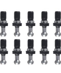 BT30 45 Degree Pull Stud Retention Knob For CNC Milling Tool Holder, 10 Pcs, rust resistant, wear resistant finish, shown in a set