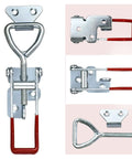 Beefy 2 Pack Heavy Duty Toggle Clamp Latch 4003 Adjustable Quick Release Pull Latch 1320 Lbs Holding Capacity 7.5 Inch