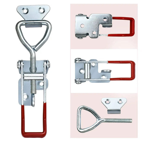 Beefy 2 Pack Heavy Duty Toggle Clamp Latch 4003 Adjustable Quick Release Pull Latch 1320 Lbs Holding Capacity 7.5 Inch