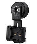Phone Mount For Telescope And Optics, Adjustable Adapter For Outdoor Viewing, featuring a quick twist lock clamp mechanism.