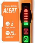 Portable Combustible Gas Leak Detector With Audible Alarm And Bright Visual LED showing alert indicators