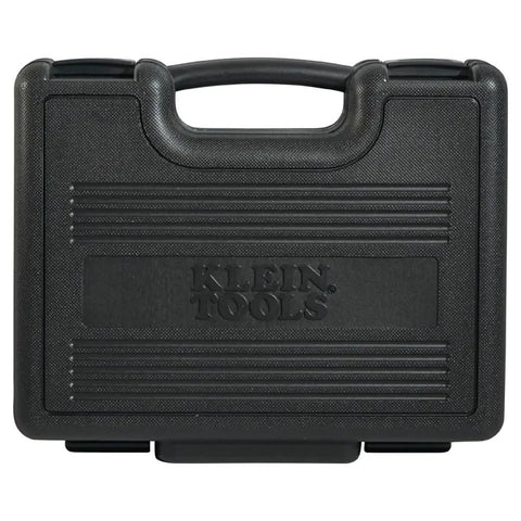 Rust-proof molded plastic case for Heavy Duty Hole Cutter Kit With Carbide Cutters And Two Pilot Bits Eight Piece Workhorse Set
